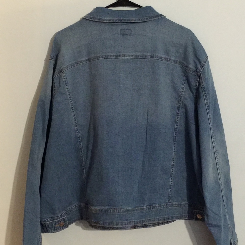 Plus Size Jean Jacket - Picture 5 of 5